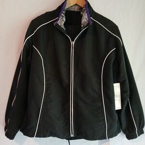 Natalie And Me, Petite XL, Two-piece Set Jacket And Pants‎ Black White Pinstripe
